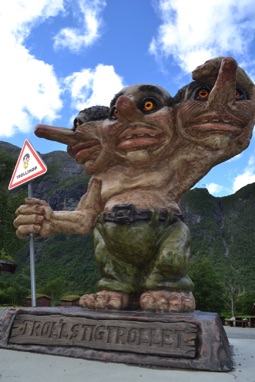 Troll statue at Trollstigen